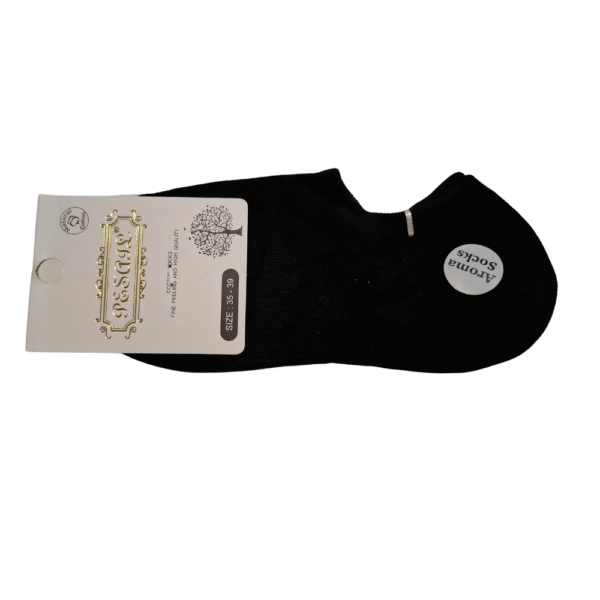 damskie stopki czarne bawełniane