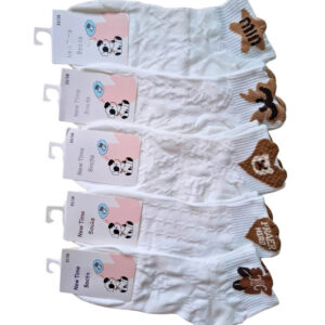 Stopki damskie bawełniane tłoczone