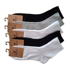 męskie skarpety bawełniane 5 pak anti pilling mix kolorów