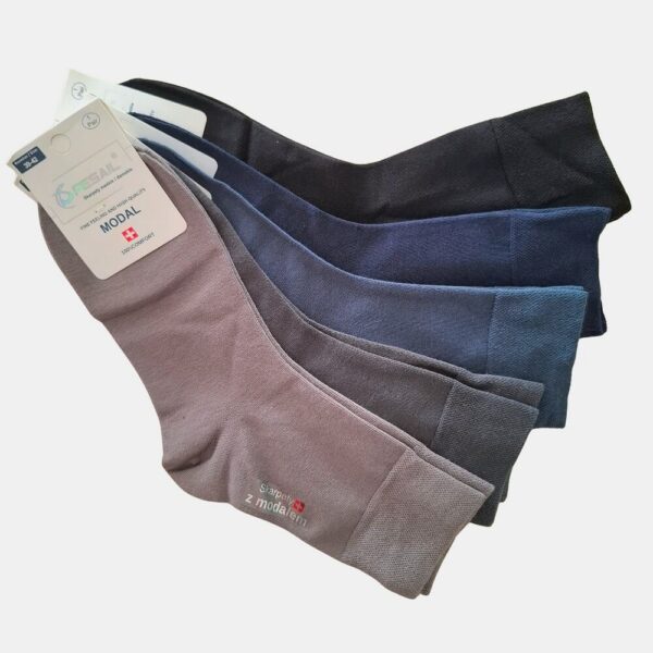 męskie skarpety z modalu 5 pak mix kolorów