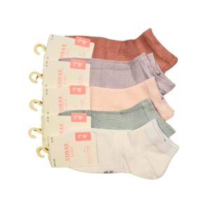 Stopki dziewczęce bambusowe – 5 par