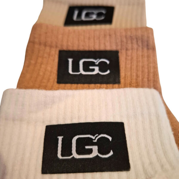 zbliżenie na ściągacz skarpetek damskich LGC bawełnianych