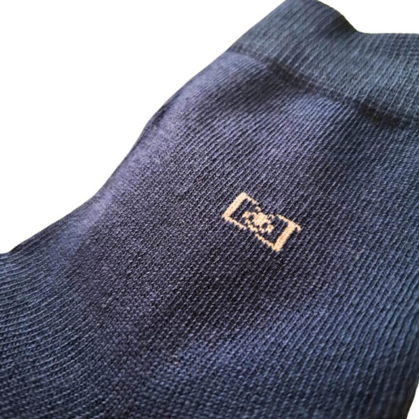 zbliżenie struktury materiału skarpety bawełniane męskie 95 procent bawełny