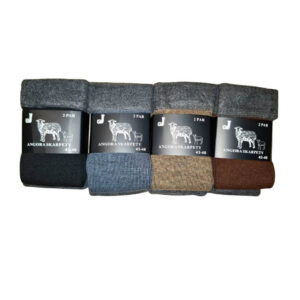 Męskie skarpety z angory 2 pary zimowe