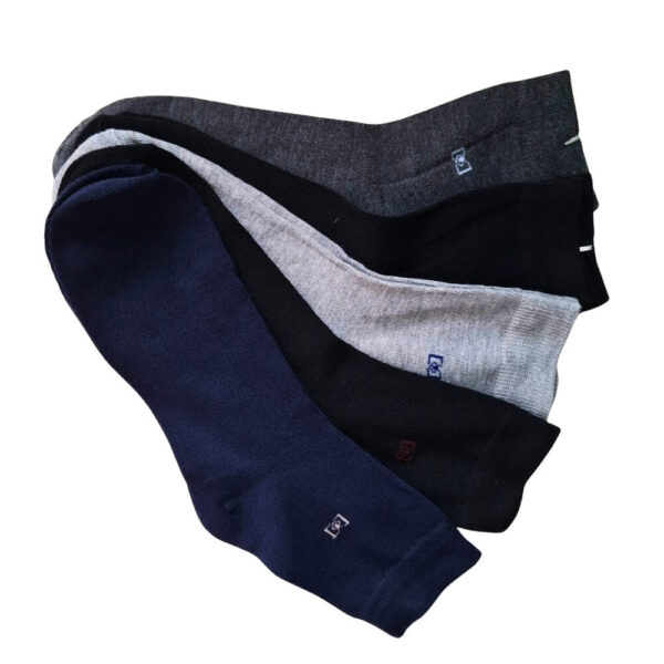 zestaw męskich skarpet bawełnianych klasyczne kolory 5 pak